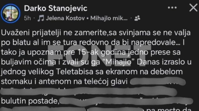 Vređao urednika portala Infovranjske